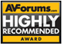 AVForums Highly Recommended
