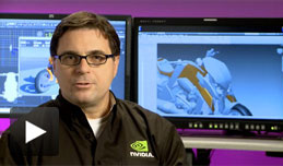Watch video showing photorealistic rendering of Design data with NVIDIA Maximus technology