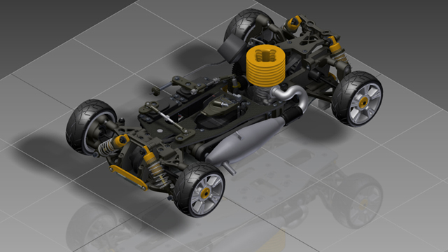 Nitro RC car – Furnished by Autodesk Nitro RC car – Furnished by Autodesk