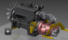 Digger powerplant – Furnished by Autodesk