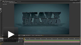 Check out how fast and easy it is to create the 3D extruded and ray traced  Heavy Hand logo in After Effects utilizing NVIDIA GPUs