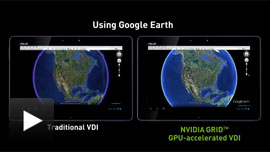 Click to play - Responsive Google Earth