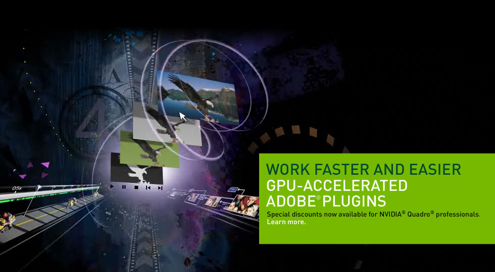 Work Faster and Easier. GPU-Accelerated Adobe Plugins