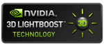 NVIDIA 3D LightBoost Technology Logo NVIDIA 3D LightBoost Technology Logo