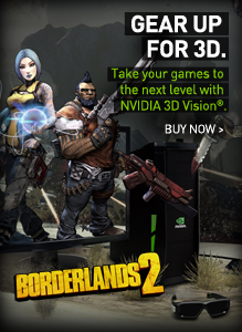 Gear Up for 3D: Take your games to the next level with NVIDIA 3D Vision