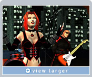 Evanescence's  'Everybody's Fool' music video is recreated using the actual game characters found in Majesco's forthcoming BloodRayne 2